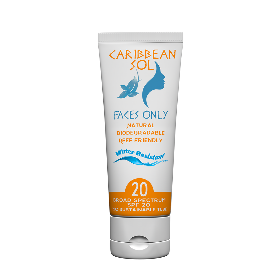 Caribbean Sol 2oz Faces Only SPF 20